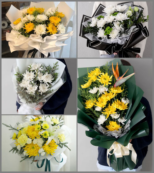 山西晋城城区钟家庄办事处苇匠村白事花束代送
